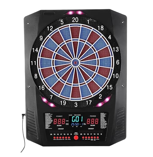 Electronic Dart Board, 13.5" Target Dartboard with 45 Games, 8 Players, LED Scoring, 6 Darts & 50 Tips - Home, Party, Bar Game