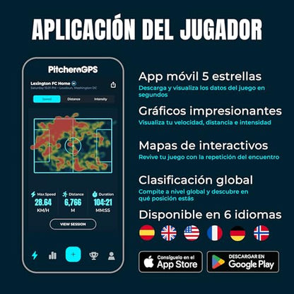 PitcheroGPS Soccer Tracker & Vest - Tracks 18 Key Performance Metrics - Includes 60 Days Subscription. Soccer Training Equipment for Performance & Fitness Tracking (Youth Large) - size: Youth Large