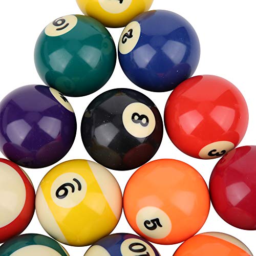 RiToEasysports Regulation Billiard Balls, 2.3in Professional Pool Ball Set Replacement for Home, Professional, Tournament, and Recreation Use