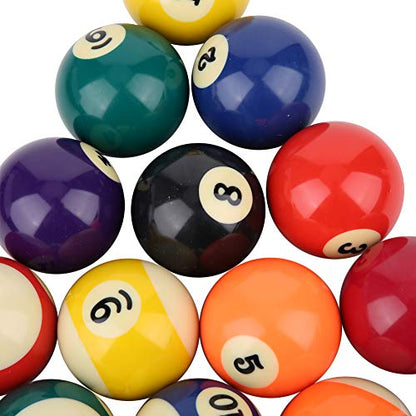 RiToEasysports Regulation Billiard Balls, 2.3in Professional Pool Ball Set Replacement for Home, Professional, Tournament, and Recreation Use