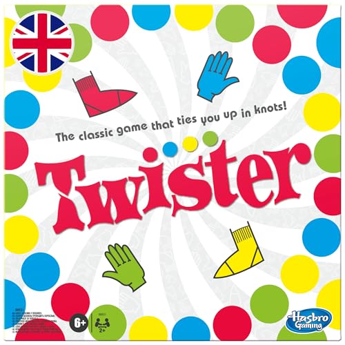 Hasbro Gaming Twister Game, Outdoor Family Games, Fun Party Game, Ages 6+ - style: Classic
