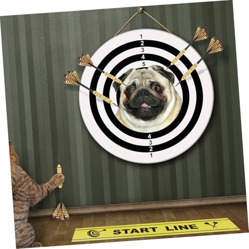 BESPORTBLE Dart Spot Ground Line Marking Game Floor Marker for Outdoor Darts Game