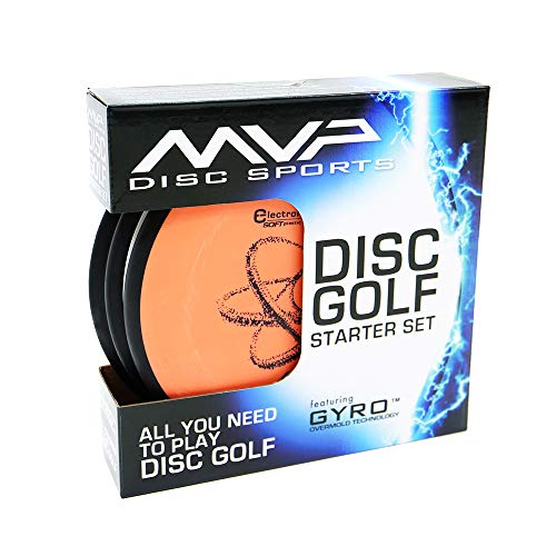 MVP Disc Sports 3-Disc Electron Disc Golf Starter Set (Colors and Models May Vary)