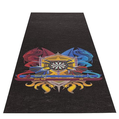 Pig Home Solutions Color Burst Design Self-Sticking Dart Mat - style: Dragon