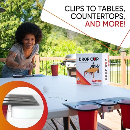 The Addictive Clip and Play Table Pong Game for All Ages - Transform Any Surface Into a Party Zone | Ideal for Family Fun, Parties, and Gifts - style: Core Game