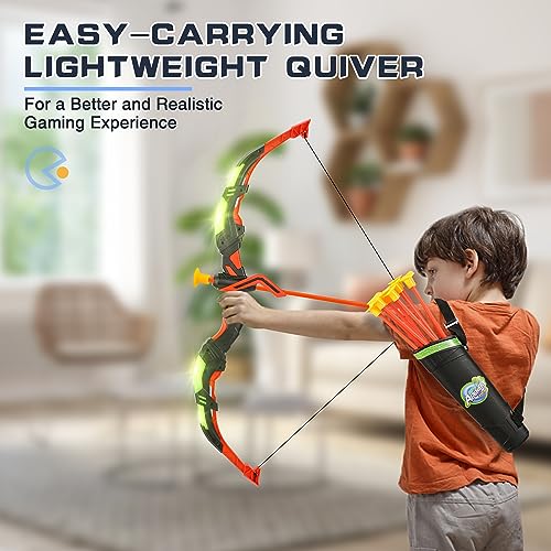 Arcade Basketball & Archery Toy Set for Kids Basketball Game Set with Electronic Scoreboard Bow and Arrow Set with Standing Target & Quiver Christmas Birthday Gift for Boys & Girls Aged 3-12
