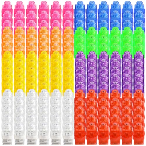 100pcs Finger Lights in 8 Colors, Glow in the Dark Party Favors Supplies for Kids Adults, Easter Egg Hunter Goodie Bag Stuffers, Classroom Prizes Carnival Birthday Concert Accessories - style: Mixd-100pcs