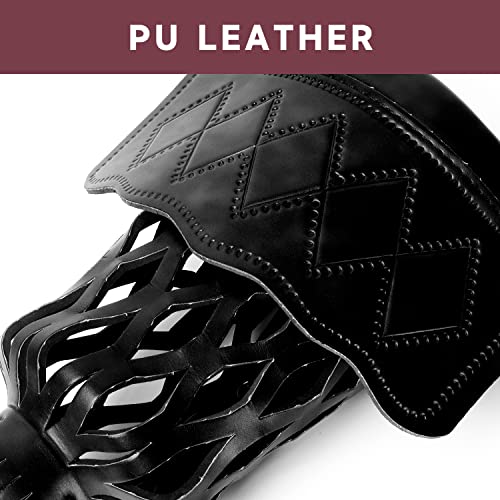 GSE Games & Sports Expert Set of 6 Heavy Duty PU Leather Billiard Pool Table Pockets, Billiard Pool Table Accessories (Several Colors & Styles Available) - color: Black - Diamond