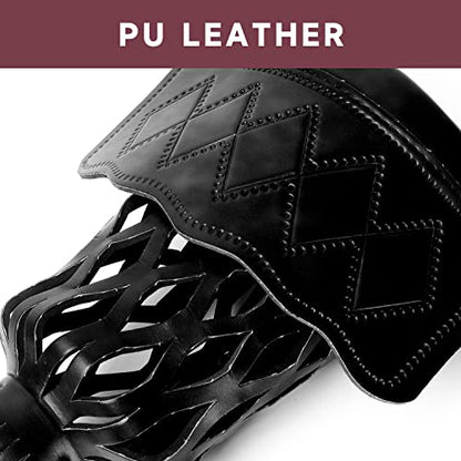 GSE Games & Sports Expert Set of 6 Heavy Duty PU Leather Billiard Pool Table Pockets, Billiard Pool Table Accessories (Several Colors & Styles Available) - color: Black - Diamond