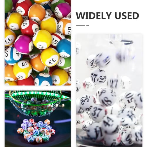 INOOMP 100Pcs Numbered Table Tennis Balls 1-100 Printed Lottery Digital Balls for Party Games Raffle Draw Decoration and DIY Entertainment