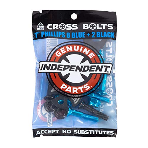 Independent Genuine Parts Phillips Hardware with Tool - Blue/Black - 1"