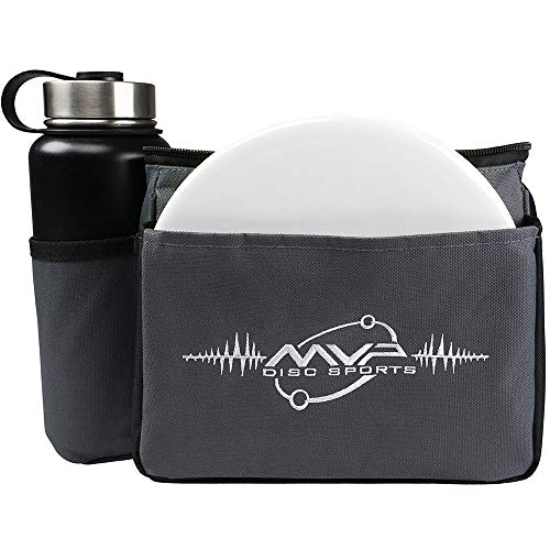 MVP Disc Sports Cell Disc Golf Starter Bag (Choose Your Favorite Color) - color: Gray/White