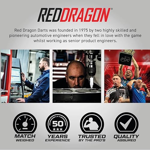 RED DRAGON Peter Wright vs Gerwyn Price Iceman Steel Tip Darts Set - ‎21g & 22g Brass Barrels for Controlled Accuracy & Grip, Flights, Shafts, Case & Checkout Card Included - style: Snakebite v Iceman