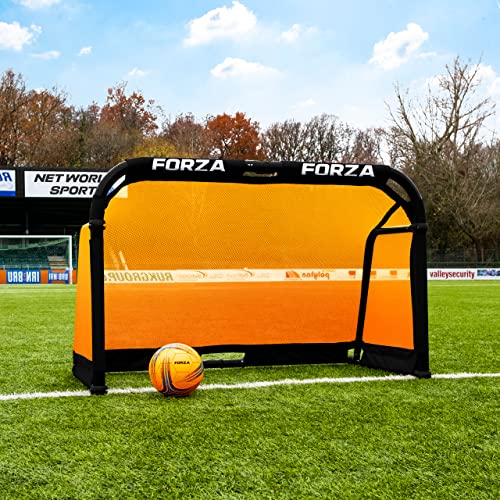 FORZA Aluminum POD Soccer Goals | PRO ALU50 Folding Soccer Goal - Fold-Away & Freestanding Target Goals - x4 Sizes and x9 Colors - color: Orange, size: 6ft x 4ft