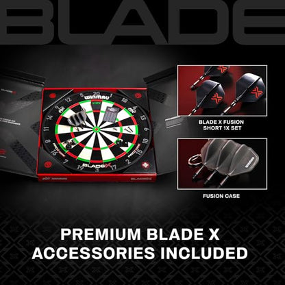 WINMAU Professional Bristle Dartboard - PDC Tournament Board with Official Tournament Specifications - Available in Blade 6 Single, Dual, Triple Core & Blade X Generations