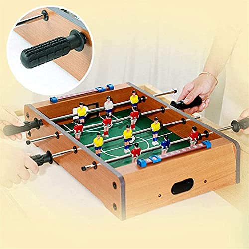 Tabletop Foosball Table- Portable Mini Table Football/Soccer Game Set with Two Balls and Score Keeper for Adults and Kids