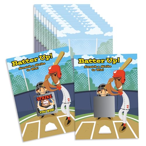 My Scratch Offs Baseball Batter Up Scratch Off Game Cards 26 Pack - 2 Winning and 24 Sorry - style: Baseball Batter Up