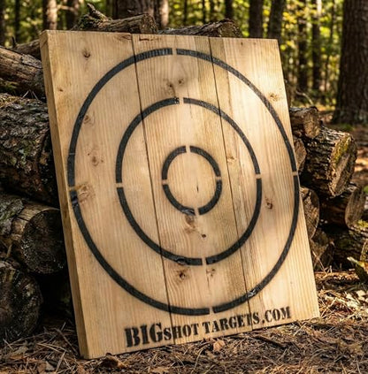 Wooden Axe Throwing Target with Bottle Opener for Knives, Stars and Light Duty Axes
