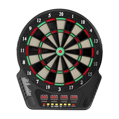 Electronic Dart Board, Soft Tip Dartboard Set 27 Games, 243 Variants Digital Electric Dart Boards with Colorful LED & 6 Darts, Innovative Darts Machine for Homes, Bars, Restaurants