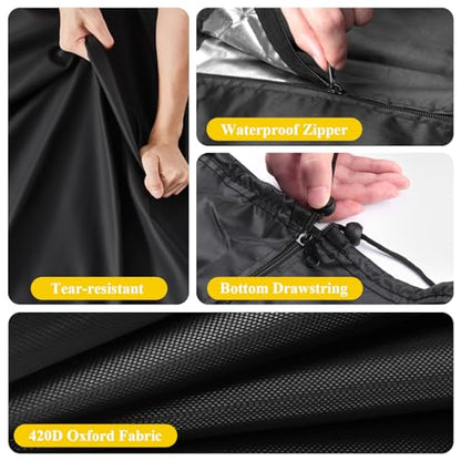 Basketball Arcade Cover, 420D Waterproof Basketball Hoop Covers | 46"L x 29"W x 80"H, Shooting Machine Arcade Basket Ball Game Case For Indoor Outdoor Use(Cover Only) - size: 46"L x 29"W x 80"H
