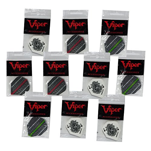 GLD Set of 10-3 Packs Assorted Dimples Dart Flights