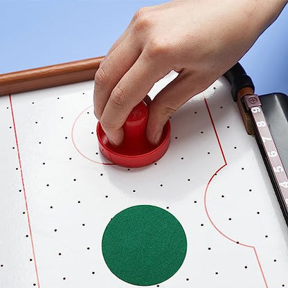 Baluue 10pcs Round Air Hockey Pads Ice Hockey Pusher Pad Air Hockey Game Accessories - size: 9.5X9.5X0.2CM