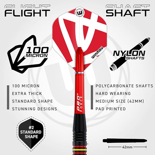 Winmau Outrage 2 Brass Soft Tip Darts 18 g