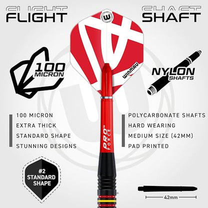 Winmau Outrage 2 Brass Soft Tip Darts 18 g