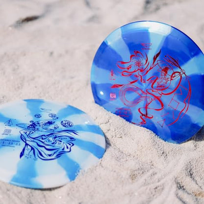 Yikun PDGA Disc Golf Distance Driver 170-175g Glaze Line xihe Perfect for Outdoor Games and Competition