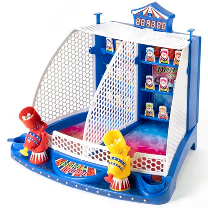 Merchant Ambassador Retro Arcade Electronic: Down The Clown - Tabletop Game, Sound Effects, Electronic Scoreboard, 2 Players, Ages 6+