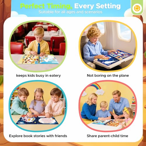 2PCS Paint by Number Sticker Book - Kids Crafts & Acitivity Puzzles Book for Ages 4-10,Mess-Free Travel Toys for Road Trip & Airplane,Perfect Gifts & Basket Stuffers for Kids - color: Vehicle,space