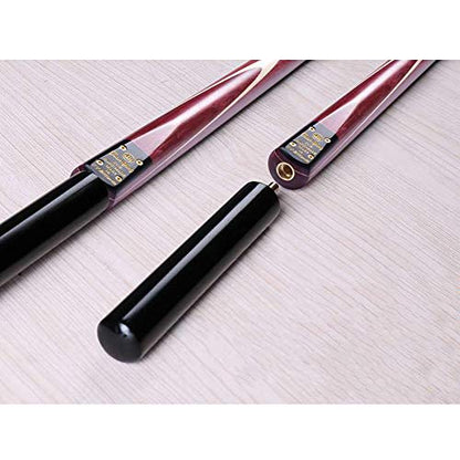 KS TOOLS HIOD English Snooker Cue with 10mm Cue Tips Handmade Billiard Cue 145cm 19oz,