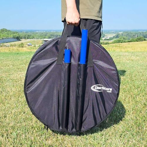 Disc Store Grow The Sport Pro Disc Golf Portable Basket - Carrying Bag Optional - color: Red w/ Bag