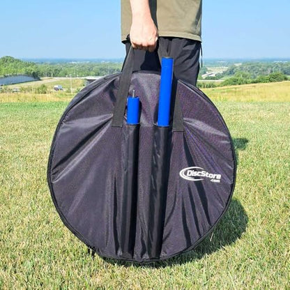 Disc Store Grow The Sport Pro Disc Golf Portable Basket - Carrying Bag Optional - color: Red w/ Bag