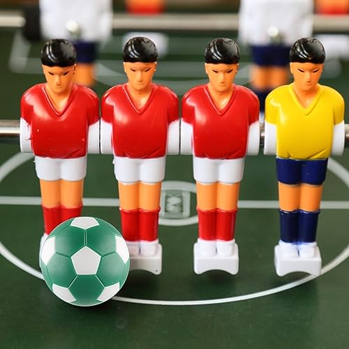 BQSPT 32mm Foosball Balls Foose Balls Table Soccer Game Replacement Foosballs 16pcs,Foosball Multicolor Official 32mm Mini Table Footballs Ball Accessory (16 Pack)
