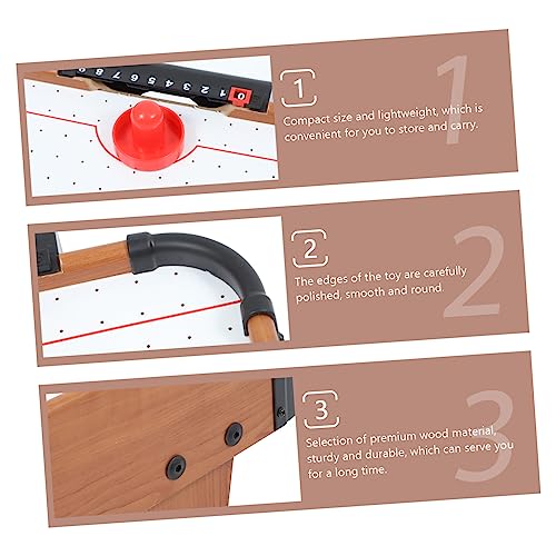 POPETPOP 1Pc Mini Tabletop Ice Hockey Game Creative for Smooth Edges Indoor Fun Battery for Boys and Exercise Finger Flexibility