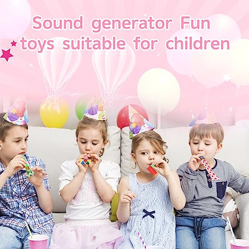 Chshhuao 50 Pcs Funny Blowouts Blow Horns Birthday Party Whistles New Years Party Favors