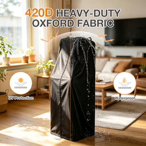 Arcade Machine Cover, Heavy-Duty Waterproof Protection for Pinball & Arcade Cabinets, Fits Most Standard Home Game Machines - size: 19"L x 19"W x 62"H
