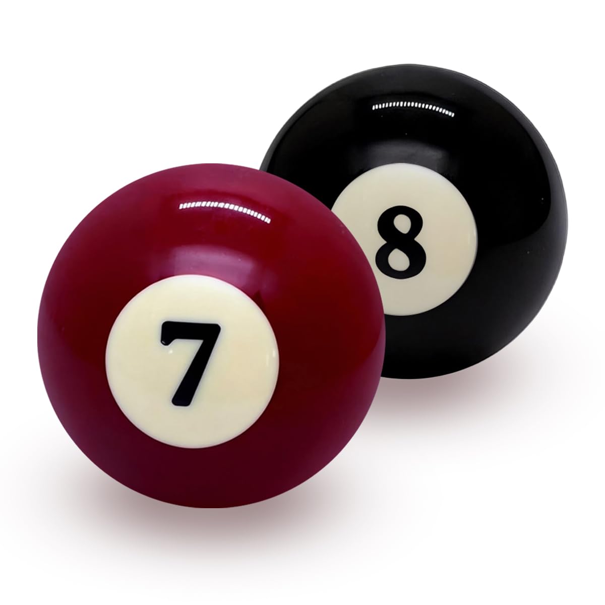 Kolti Billiard Cue Ball, AAA-Grade PRO Pool Cue Training Ball, 2-1/4" Standard Size, Phenolic Resin - color: 7&8