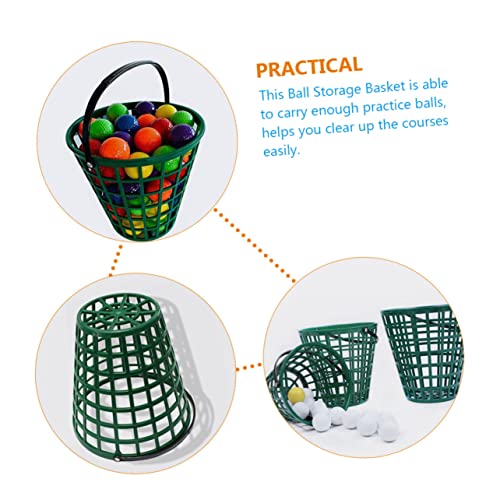 BESTonZON Golf Ball Basket Lightweight Ball Storage Holder for Driving Range Home Use for Practice Supplies Design for Clubs Personal Use