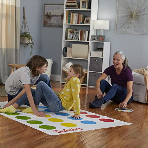 Hasbro Gaming Twister Partyspiel für Familien und Kinder, Twister Spiel ab 6 Jahren, klassisches Spiel für drinnen und draußen - style: Twister Classic