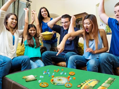 Large Tabletop Game Playmat - Poker, Mahjong, Card and Roleplaying Games - Water and Stain Resistant Non-Slip Desk Mat With Thick Stitched Edge Cushioned Rubber (120 * 60cm * 2mm) Green - color: Green, size: 120 x 60 x 0.2 cm