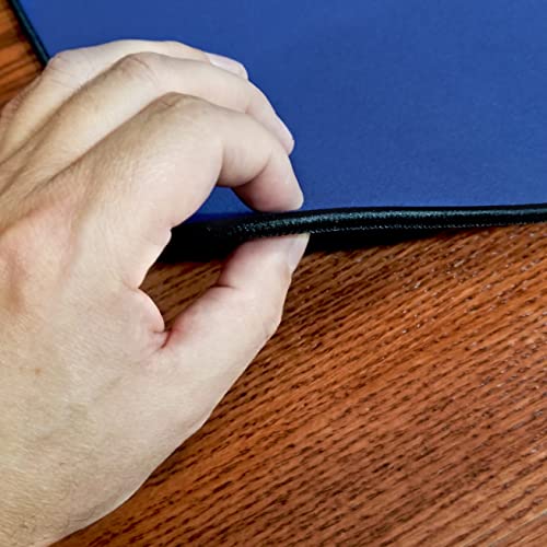 Board Game Playmat [3.5'x5.5'/Thick Super Cushioned/Stitched Edge/Water Resistant] with Carrying Case - for Tabletop Board Games, Card Games, RPG Games (Large, Blue) - color: Blue, size: Large (3.5'x5.5')