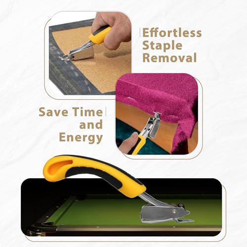Pool Table Felt and Bumper Kit Felt for Billiard Cloth with Pool Table Bumpers and Cushions Facing, 6 Pcs Cloth Strips and Staple Remover - color: Grey, size: 8.5FT Over Size + 48'' Bumpers