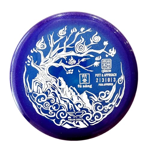 yikundiscs Yikun Professional PDGA Disc Golf Stable Putt & Approach 170-175g Glaze Line Putter Perfect for Outdoor Games and Competition