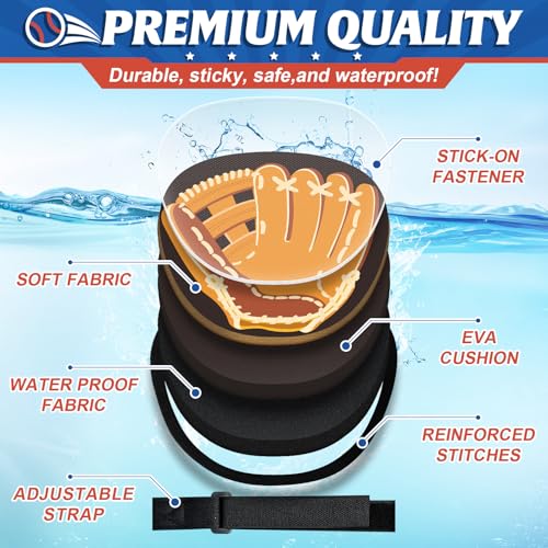 Ellinjan 4 Pack Catch Ball Game Set, Outdoor Games for Kids Ages 4-8-12, Kid Baseball Training Glove, Summer Outdoor Toys Pool Beach Backyard Lawn Games for Toddlers Kids Family, Fun Ideal Gifts