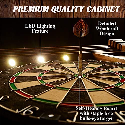 Barrington Official Size Dartboard Multiple Styles Pre-Assembled Pub Style Wood Dartboard Collection