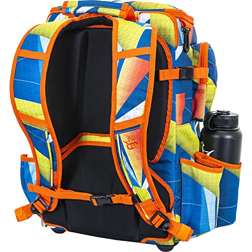 Dynamic Discs Combat Ranger Disc Golf Backpack | Large Bag w/Putter Pouch | 20+ Discs Capacity | Disc Golf Accessories - color: Toucan