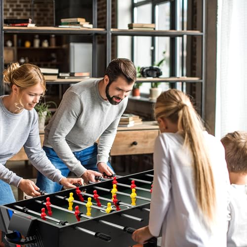 Goplus 4-in-1 Combination Game Table, 49'' Multi Game with Soccer, Air Hockey, Billiards, Pingpong Tabletop, Foosball, Pool Table for Home, Family Night, Adult Kids Gifts