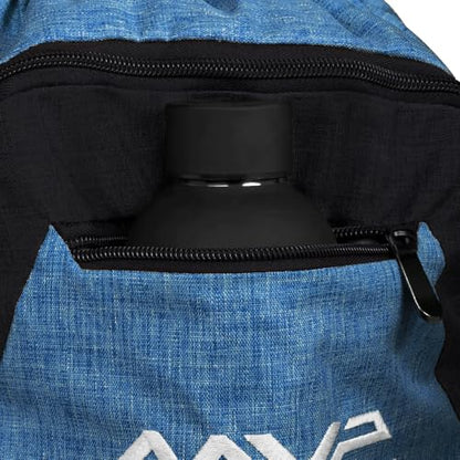 MVP Disc Sports Drawstring Backpack Bag (Choose Your Favorite Color) - color: Blue/Gray